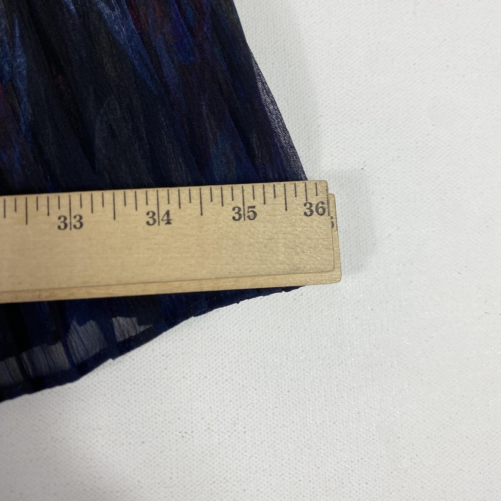 Lane Bryant Skirt Womens 26/28 Multicolor Pleated Mini Ombre Abstract Print - Picture 5 of 11